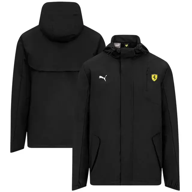 Scuderia Ferrari Puma Rain Jacket - Black