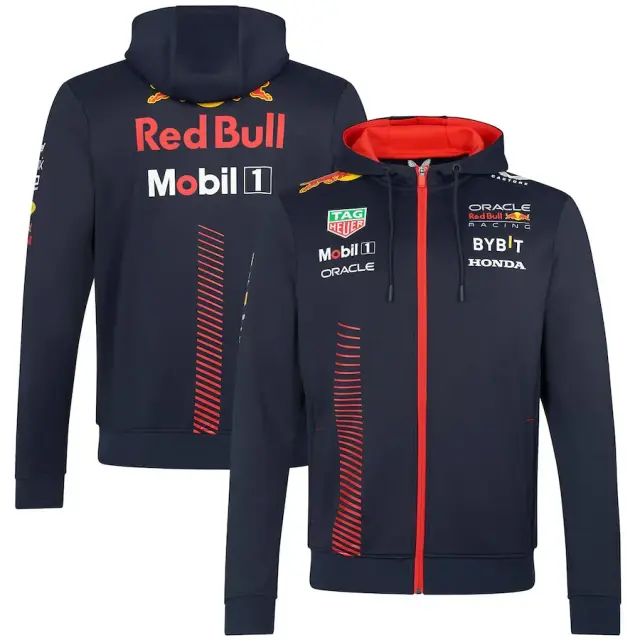 oracle red Bull Racing 2023 Team Full Zip Hoodie